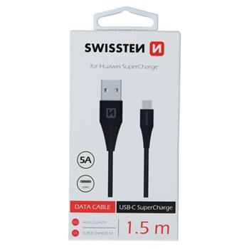 SWISSTEN DATOVÝ KABEL USB / USB-C SUPER FAST CHARG