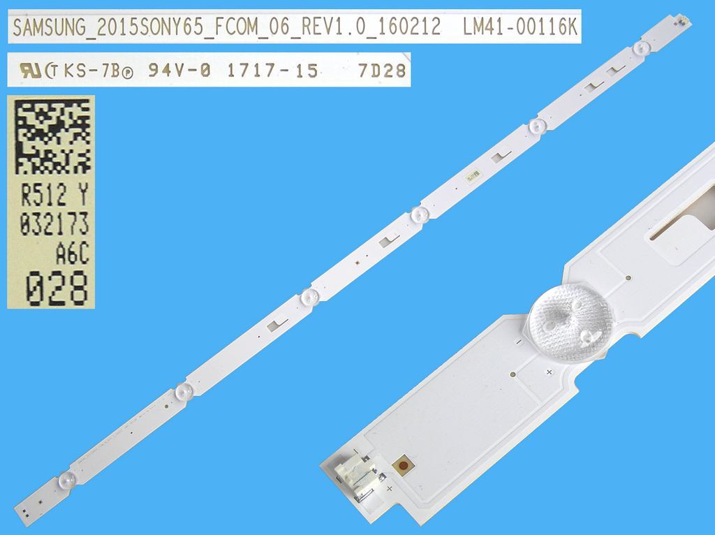 LED podsvit 710mm, 6LED / DLED Backlight 710mm - 6