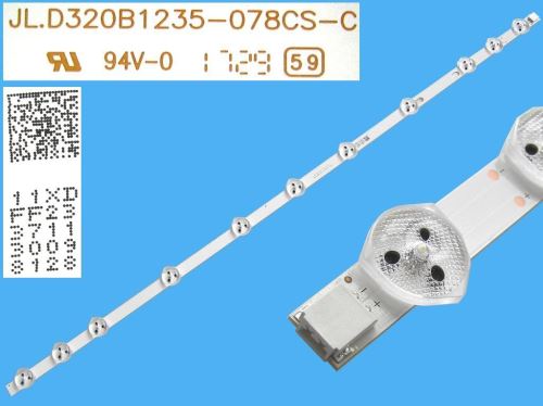 LED podsvit 468mm sada Grundig celkem 12 pásků / D-LED Backlight 2015ARC490_3228_L06_REV1.