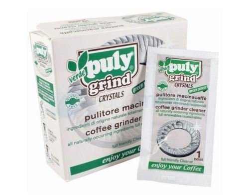 Čistič kávomlýnků Puly Grind crystals, 1 x sáček 15g