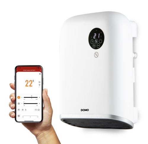 Elektrické topení do koupelny s WIFI - DOMO DO7357F, Příkon: 2 100 W, Krytí: IP24, Wi-Fi, 