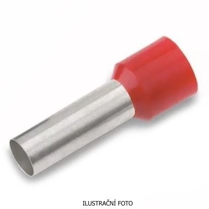 CIMCO DUTINKA IZOLOVANÁ NSGAFÖU CU 10/12 MM, ČERVENÁ (100 KS) 187306