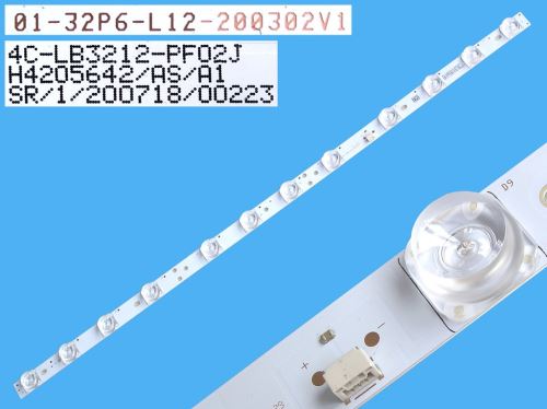 LED podsvit 590mm, 12LED / LED Backlight 590mm - 12 D-LED, YF2029 01-32P6-L12-200302V1 / 4
