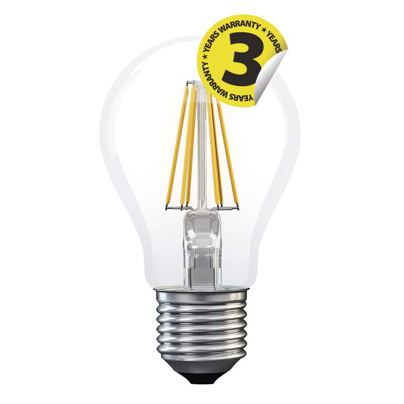 LED žárovka Filament A60 / E27 / 7 W (75 W) / 1 060 lm / neutrální bílá, 1525283241
