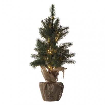 LED vánoční stromek, 52 cm, 3x AA, vnitřní, teplá bílá, časovač, 1550000024