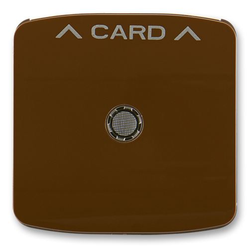 ABB TANGO 3559A-A00700 H KRYT SPÍNAČE KARTOVÉHO S ČIRÝM PRŮZOREM HNĚDÁ