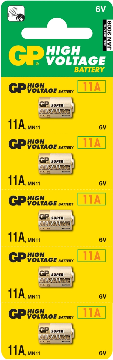 Alkalická speciální baterie GP 11AF (MN11) 6 V, 1021001115