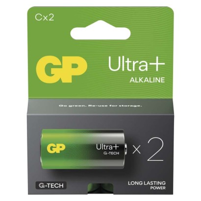 Alkalická baterie GP Ultra Plus C (LR14), 1013322000