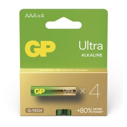 Alkalická baterie GP Ultra AAA (LR03), B02114