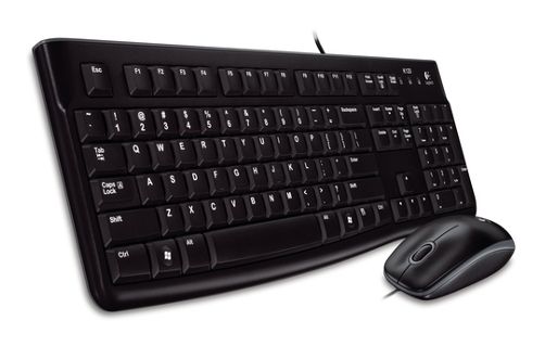 Logitech klávesnice s myší Desktop MK120, CZ/SK, U