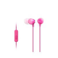 SONY MDR-EX15AP - Sluchátka do uší s mikrofonem - Pink MDREX15APPI.CE7