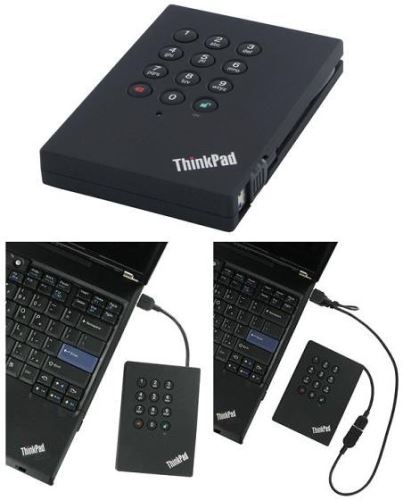 Lenovo disk ThinkPad HDD USB 3.0 Portable Secure 500GB Hard Drive - 2,5"