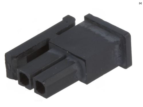 Micro-Fit 3.0 zásuvka 2 PIN, 3mm, 2x1