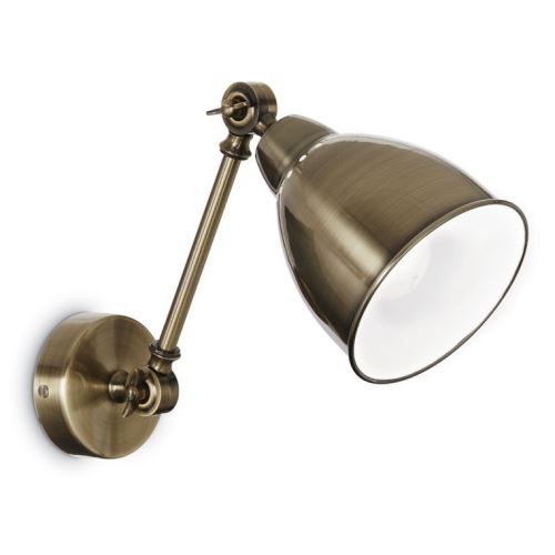 PAL SVÍTIDLO IDEAL LUX 027876 NEWTON AP1 60W E27 NÁST. KOV BRONZOVÁ