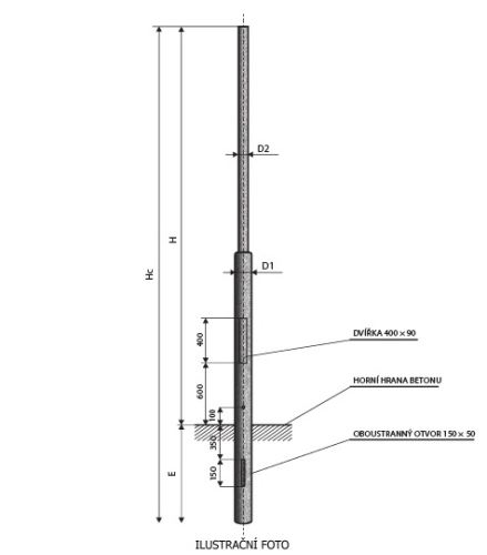 AK STOŽÁR LBH 3,5-A SADOVÝ BEZPATIC 108/60MM ŽÁR.ZINEK