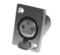 Zdířka MIC panel kov 3PIN (1)
