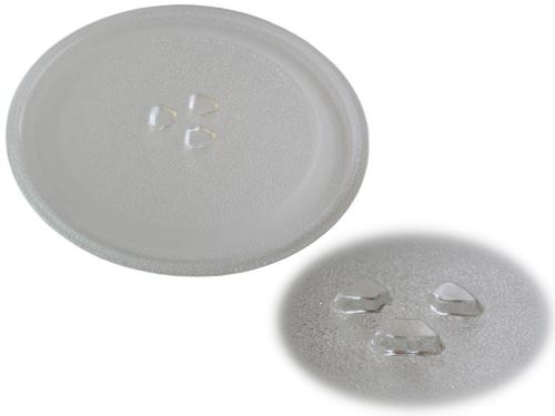 Otočný skleněný talíř do mikrovlnné trouby, průměr 245mm
