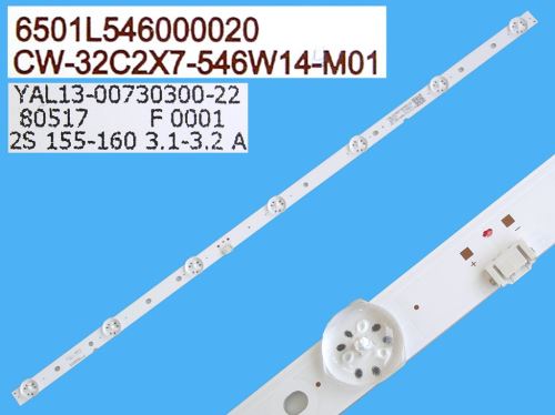 LED podsvit 545mm, 7LED / LED Backlight 545mm - 7 DLED, CW-32C2X7-546W14-M01, 6501L5460000