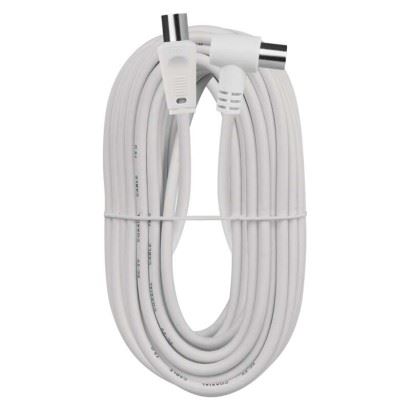 Anténní koaxiální kabel stíněný 15m – úhlová vidlice, S31510