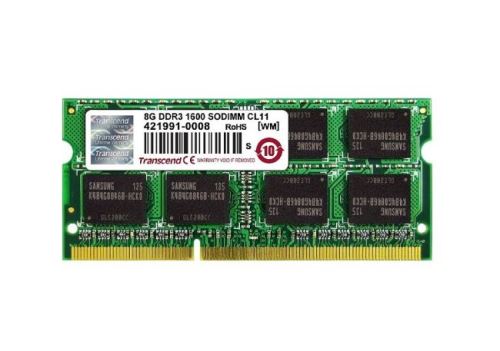 Transcend SODIMM DDR3 4GB 1600Mhz, CL11, 2Rx8
