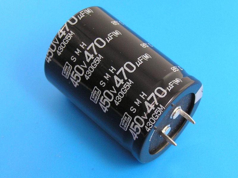 470uF/450V - 85°C Nippon SMH kondenzátor elektrol