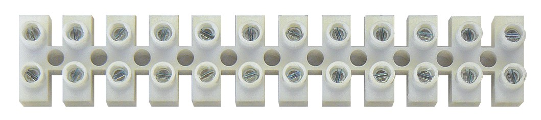 Svorkovnice 12x4,0 mm bílá, A4001