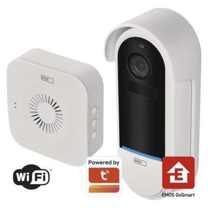 GoSmart Domovní bezdrátový bateriový videozvonek IP-15S s Wi-Fi, H4032
