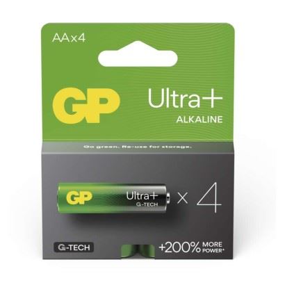 Alkalická baterie GP Ultra Plus AA (LR6), B03214
