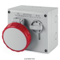 SCAME OMNIA ZÁSUVKA NÁSTĚNNÁ S BEZPEČNOSTNÍM BLOKOVÁNÍM 3P+N+E 16A 6H/380-415 V 50/60 HZ IP67 S VYPÍNAČEM 505.1687 SCAME OMNIA ZÁSUVKA NÁSTĚNNÁ S BEZPEČNOSTNÍM BLOKOVÁNÍM 3P+N+E 16A 6H/380-415 V 50/60 HZ IP67 S VYPÍNAČEM 505.1687