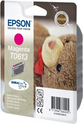 EPSON cartridge T0613 magenta (medvídek)