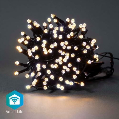 Vánoční Osvětlení SmartLife  Řetěz  Wi-Fi  Teplá Bílá  200 LED's  20.0 m  Android™ / IOS N