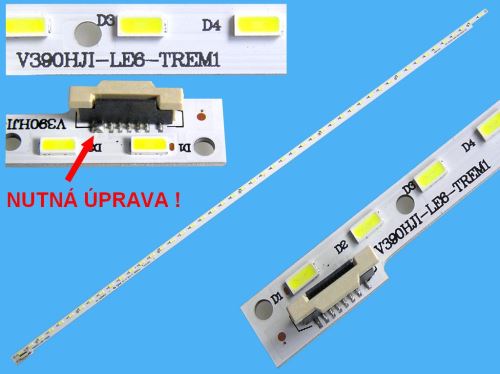 LED podsvit EDGE 488mm / LED Backlight edge 488mm - 48 LED  V390HJ1-LE6-TREM1 / ES-ELED-04