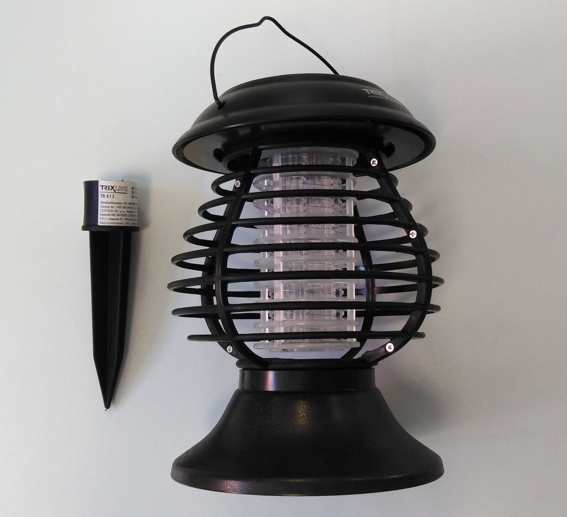 LED solární zahradní UV anti Mosquito světlo Trixline TR 614