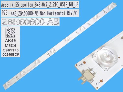 LED podsvit 583mm, 8LED / DLED Backlight 583mm - 8 D-LED, Grundig 759551877600, ZBK60600-A