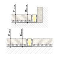 MCLED PROFIL DC OBKLAD. 28X11MM MATNÝ DIFUZOR 1M ML-761.049.43.1 MCLED PROFIL DC OBKLAD. 28X11MM MATNÝ DIFUZOR 1M ML-761.049.43.1