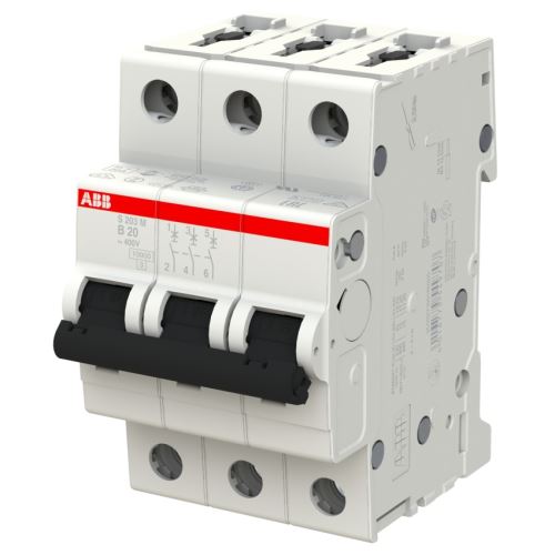 ABB JISTIČ S203M-B20 3P 20A B 10KA