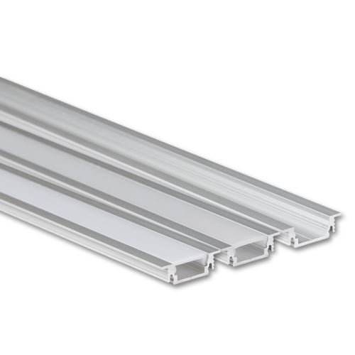 MCLED PROFIL AL VESTAVNÝ VB 23X7MM BEZ DIFUZORU 2M ML-761.198.02.2