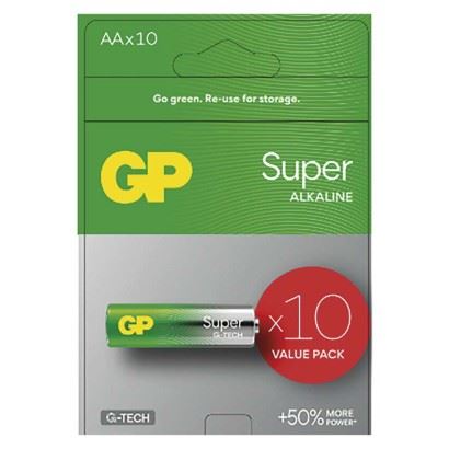 Alkalická baterie GP Super AA (LR6), B0121G