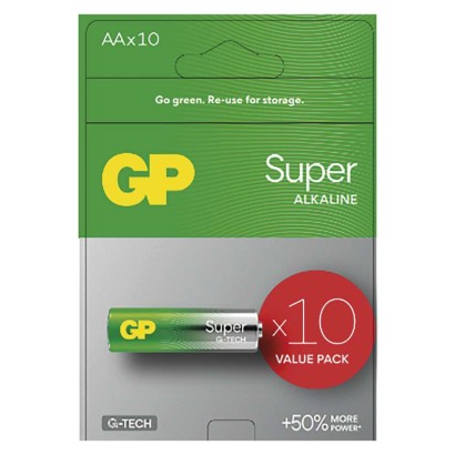 Alkalická baterie GP Super AA (LR6), 1013221001