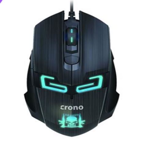 Crono CM647 - optická  herní myš, USB konektor, rozlišení 800/1200/1600 DPI , modré podsví