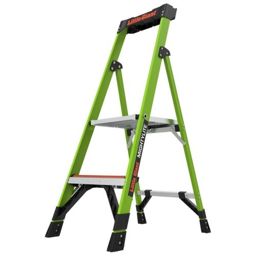 LAGIS ŽEBŘÍK MIGHTYLITE 4  SCHŮDKOVÝ Z NEVODIVÉHO SKLOLAMINÁTU FIBERGLASS 15364EN