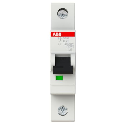 ABB JISTIČ S201-B20 1P 20A B 6KA