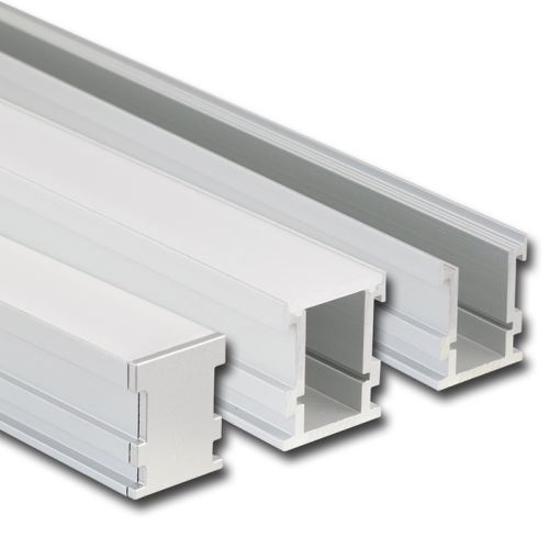 MCLED PROFIL AL NÁŠLAPNÝ BK 21X26MM MLÉČNÝ DIFUZOR KOMPLET 1M ML-761.012.07.1