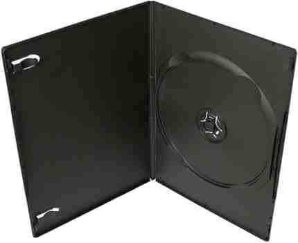 COVER IT Krabička na 1x DVD - černá - slim 7mm, 27082