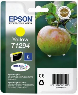 EPSON cartridge T1294 yellow (jablko), C13T12944011