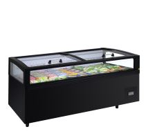 View 200 CF VS B kombinovaný mrazicí/chladicí ostrov černý