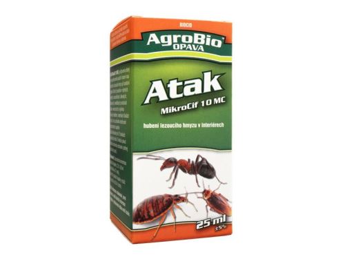 Přípravek proti lezoucímu hmyzu AgroBio Atak Mikrocif 10 MC 25ml