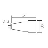 Hrot N5-7/ZD553 pr.1.2mm (ZD-8915)