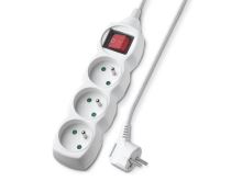 Prodlužovací kabel 3 zásuvky 3m GETI GEC33S s vypínačem
