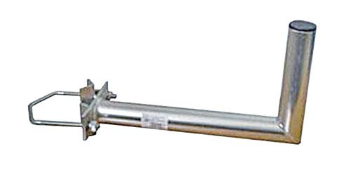Anténní držák 35cm na stožár s vinklem, rozteč třmenu 100mm, trubka 42/2mm, výška 16cm